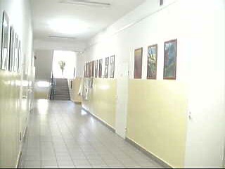 Gimnazjum - korytarz gwny