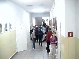 Gimnazjum - korytarz dolny