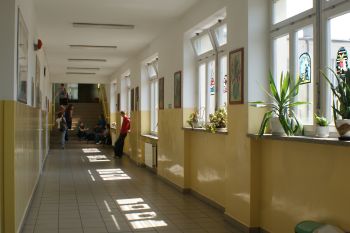 Gimnazjum - korytarz na I pitrze